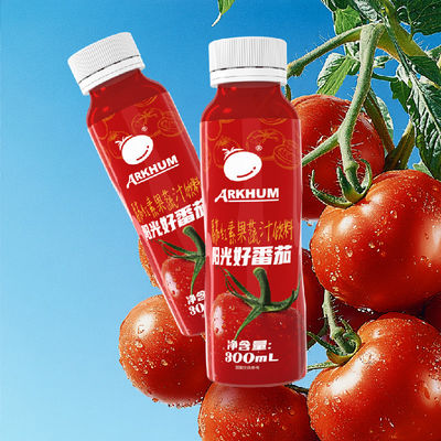 chất lượng 100ml Nước ép cà chua có hàm lượng natri thấp Nước uống cà chua có hương vị trái cây nhà máy sản xuất